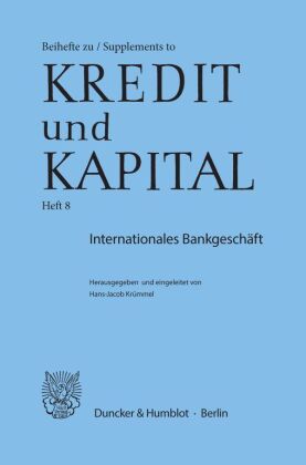 Internationales Bankgeschäft. 