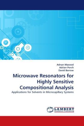 Microwave Resonators for Highly Sensitive Compositional Analysis 