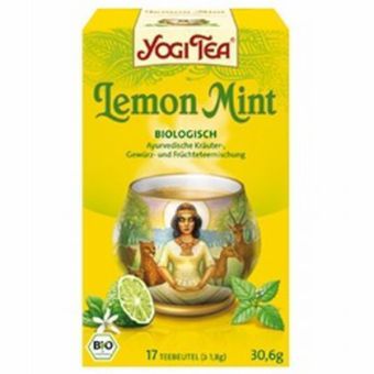 Yogi Tee Lemon Mint, Tee-Aufgussbeutel 