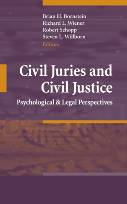 Civil Juries and Civil Justice 