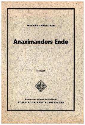 Anaximanders Ende 
