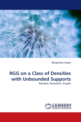 RGG on a Class of Densities with Unbounded Supports 