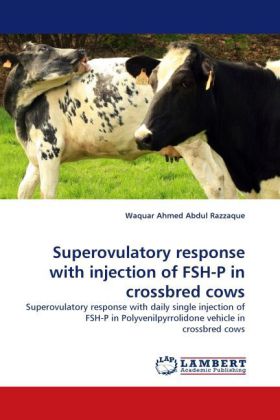 Superovulatory response with injection of FSH-P in crossbred cows 