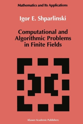 Computational and Algorithmic Problems in Finite Fields 