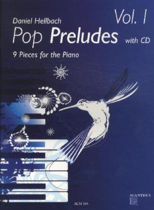 Pop Preludes, für Klavier, m. Audio-CD