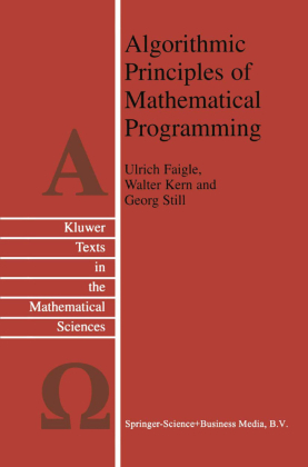 Algorithmic Principles of Mathematical Programming 