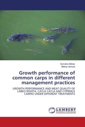 Growth performance of common carps in different management practices 