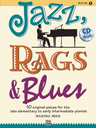 Jazz, Rags & Blues, for piano, w. Audio-CD 