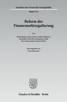 Reform der Finanzmarktregulierung. 