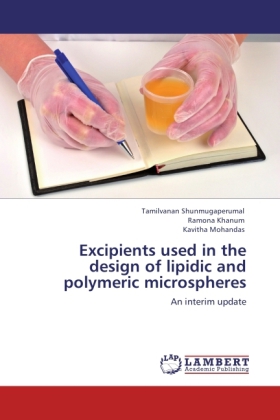 Excipients used in the design of lipidic and polymeric microspheres 