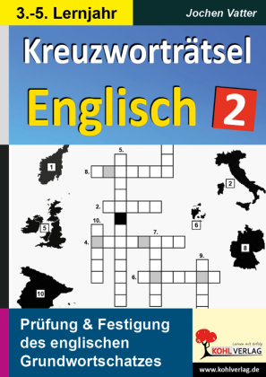 Kreuzworträtsel Englisch - 3.-5. Lernjahr