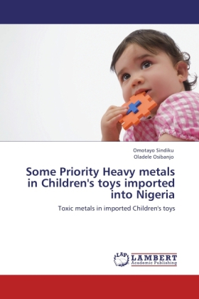 Some Priority Heavy metals in Children's toys imported into Nigeria 