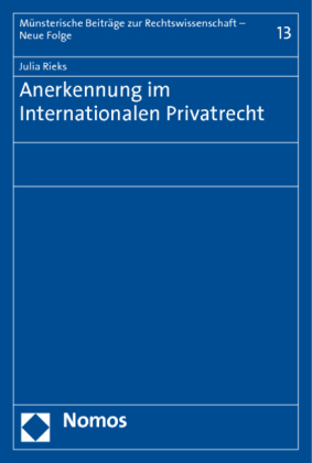 Anerkennung im Internationalen Privatrecht 
