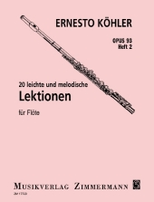 20 leichte und melodische Lektionen op. 93 für Flöte