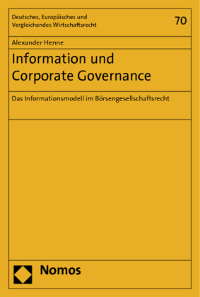 Information und Corporate Governance 
