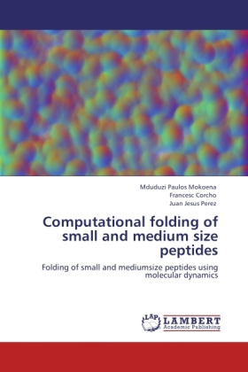 Computational folding of small and medium size peptides 