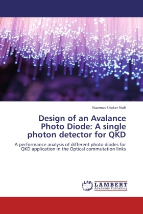 Design of an Avalance Photo Diode: A single photon detector for QKD 