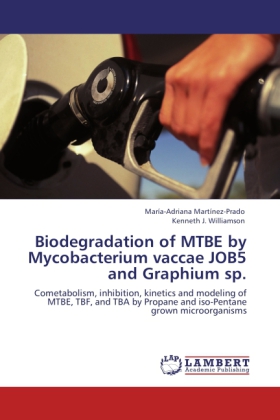 Biodegradation of MTBE by Mycobacterium vaccae JOB5 and Graphium sp. 