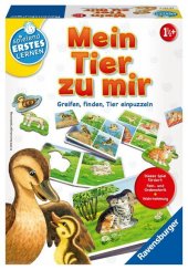 Ravensburger 24731 - Mein Tier zu mir - Puzzelspiel für die Kleinen - Spiel für Kinder ab 1 und 1/2 Jahren, Spielend ers