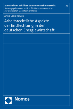 Arbeitsrechtliche Aspekte der Entflechtung in der deutschen Energiewirtschaft 