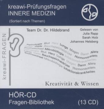 kreawi-Prüfungsfragen Innere Medizin, 13 Audio-CDs