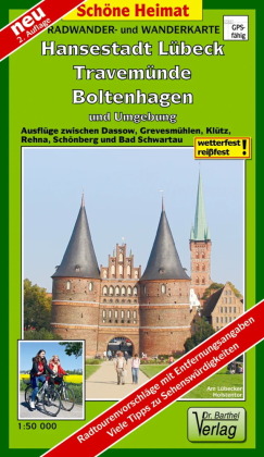 Doktor Barthel Karte Hansestadt Lübeck, Travemünde, Boltenhagen und Umgebung