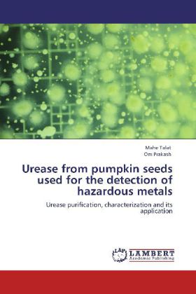 Urease from pumpkin seeds used for the detection of hazardous metals 