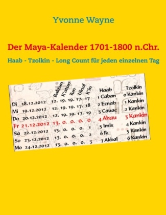 Der Maya-Kalender 1701-1800 n.Chr. 