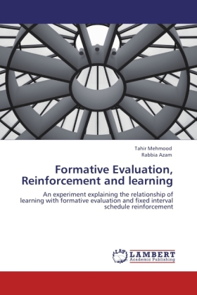 Formative Evaluation, Reinforcement and learning 