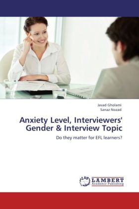 Anxiety Level, Interviewers' Gender & Interview Topic 