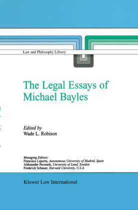 The Legal Essays of Michael Bayles 