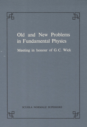 Old and new problems in fundamental physics 