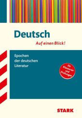 Deutsch - Auf einen Blick! Epochen der deutschen Literatur Cover