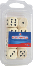 Würfel aus Holz natur 20 mm (Spiel-Zubehör)