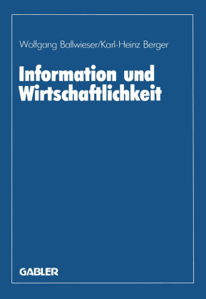 Information und Wirtschaftlichkeit 