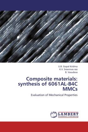 Composite materials: synthesis of 6061AL-B4C MMCs 