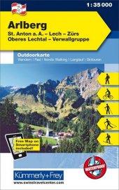 Kümmerly+Frey Outdoorkarte Österreich - Arlberg