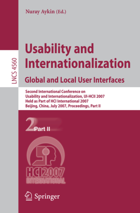 Usability and Internationalization. Global and Local User Interfaces 