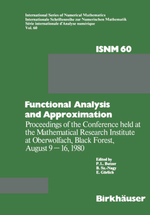 Functional Analysis and Approximation 