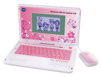 Vtech Glamour Girl XL Laptop E/R, Lerncomputer
