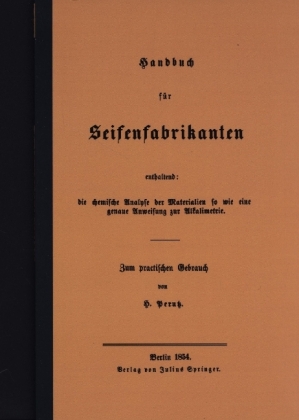 Handbuch für Seifenfabrikanten 