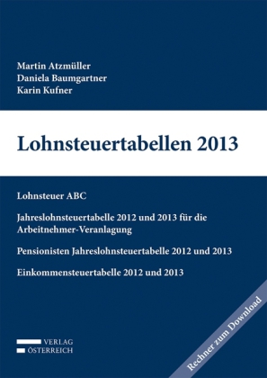 Lohnsteuertabellen 2013 