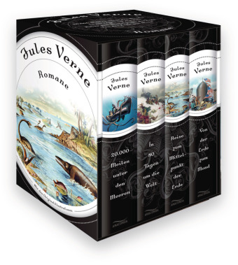 Jules Verne, Romane (20.000 Meilen unter den Meeren - In 80 Tagen um die Welt - Reise zum Mittelpunkt der Erde - Von der