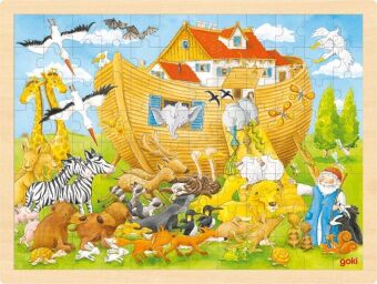 Einlegepuzzle Einzug in die Arche Noah (Holzpuzzle) 