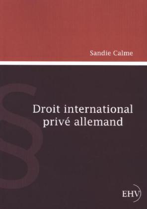 Droit international privé allemand 