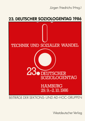 23. Deutscher Soziologentag 1986 