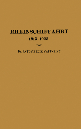 Rheinschiffahrt 1913-1925 