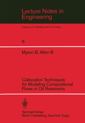 Collocation Techniques for Modeling Compositional Flows in Oil Reservoirs 