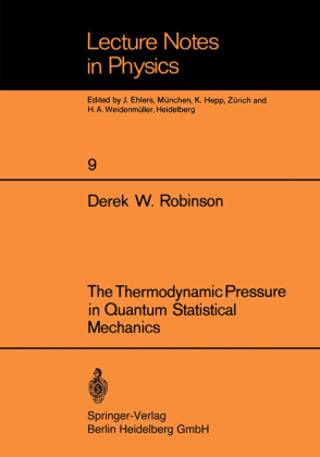 The Thermodynamic Pressure in Quantum Statistical Mechanics 