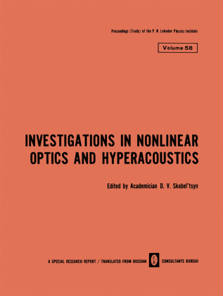 Investigations in Nonlinear Optics and Hyperacoustics 